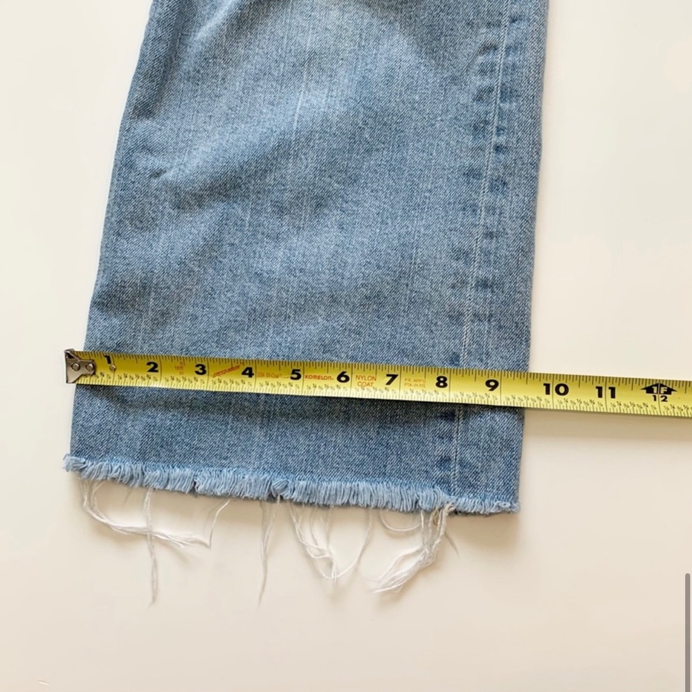 Sam Edelman Chelsea High Rise Wide Leg Crop Denim Jeans - Picture 9 of 12